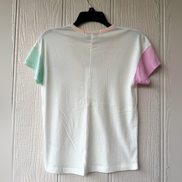 WILDFOX Paradise Colorblock V-Neck Tee - Picture 8 of 12